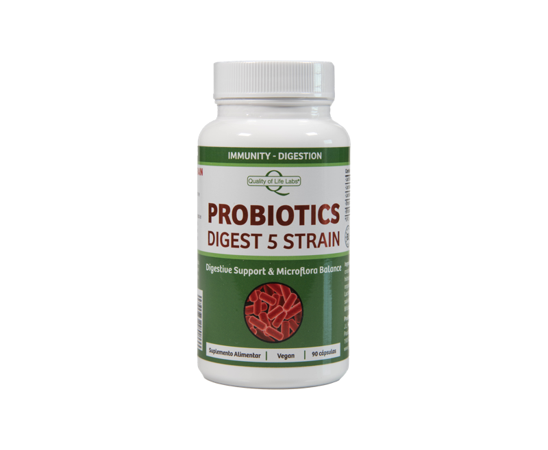 PROBIOTICS DIGEST 5 STRAIN 90 CAPSULAS