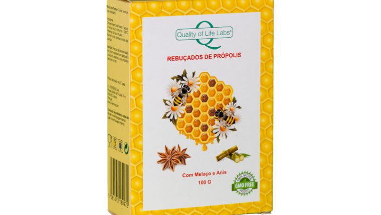 PROPOLIS REBUCADOS COM MELACO E ANIS 100G