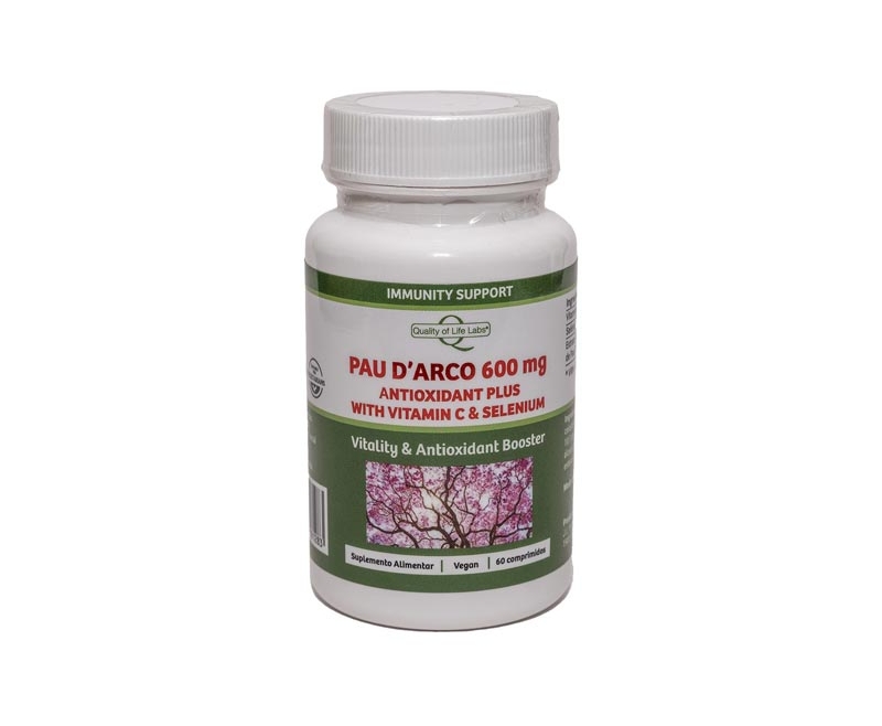PAU D´ARCO 600 MG ANTIOXIDANT PLUS – 60 COMP VEG