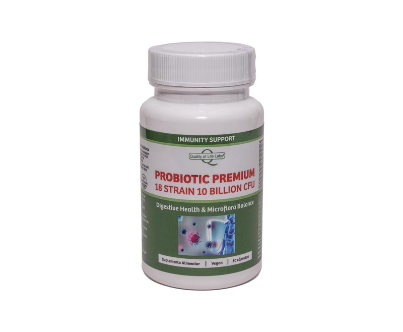 PROBIOTIC PREMIUM 18 STRAIN 10 BILLION CFU – 30 CAPS