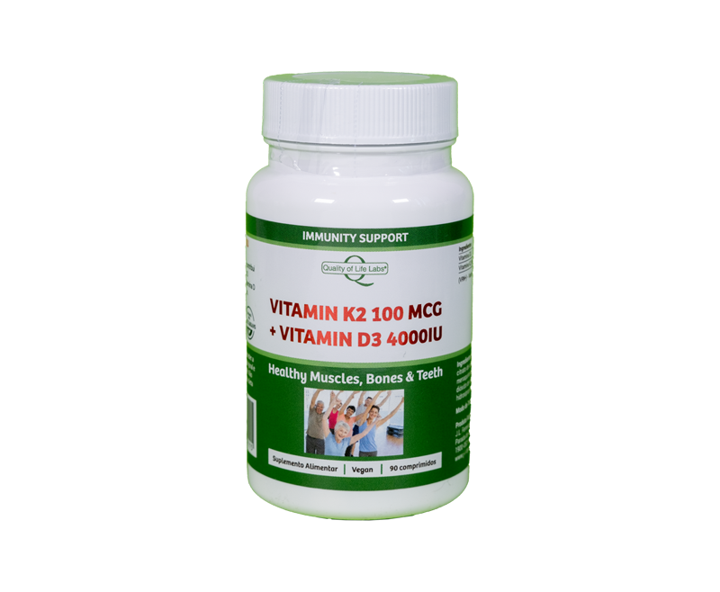 VITAMIN K2 100MCG + VITAMIN D3 4000IU – 90 COMP