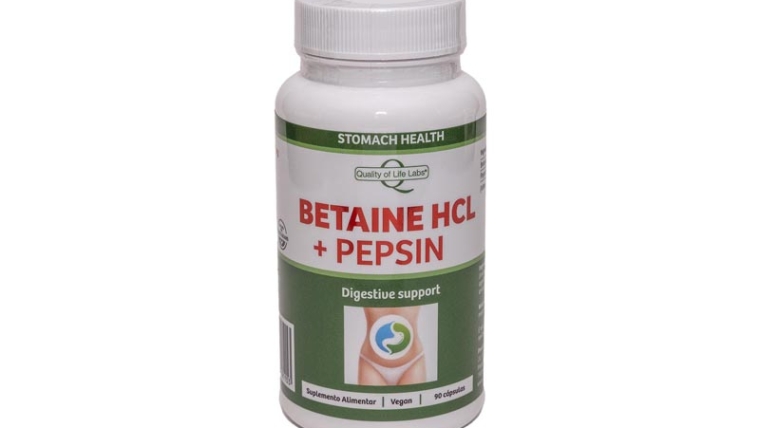 BETAINE HCL + PEPSIN – 90 CAPS